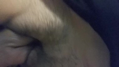 My bobbi ann taking the fist, and loving it, a.j.hard