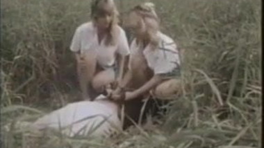 HYE Teens Find A Cock To Fuck In The Field !