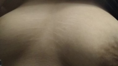 Babe playing with big tits (teen)