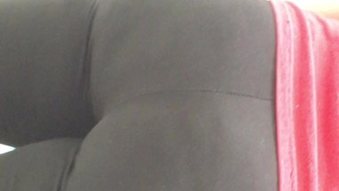 Seethrough leggings pawg juicy ass
