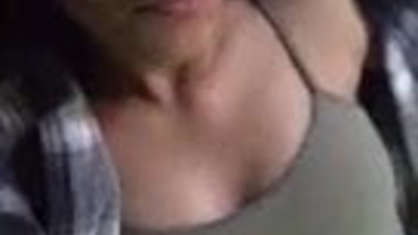 Gabrielle Andrea Salinas (me) playin with my tits