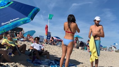 Candid sexy asian teen showing off for cam