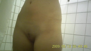 Hot Dutch girl takes a shower