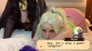 Fire Emblem Nowi x Tharja Lesbian Double Blowjob & Riding PREVIEW