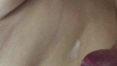 He fucked my ass then cum on me