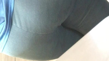 Seethrough leggings bubble pawg at McDs