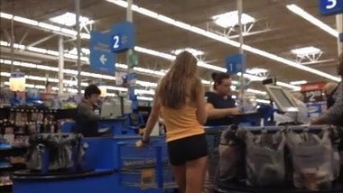 Teen in Volleyball Shorts Rushing to the Bathroom