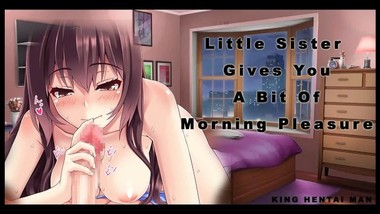 HENTAI ASMR - Little Sister Gives You A Bit Of Morning Pleasure