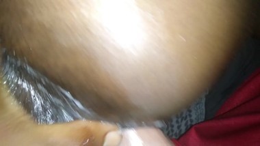 Ebony teen creamy backshots