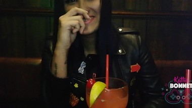 Kattie is controlled by her friend in a pub
