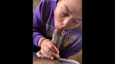 Young redbone chokes on my bbc