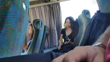 FLASHING DICK UN BUS, CAUGHT