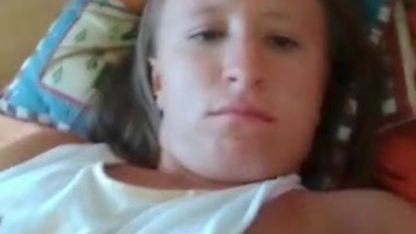 Eveline again on periscope. flashing tits n pussy