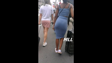 College Teen Tight Jiggly Dress