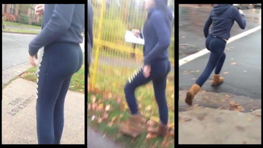 Teen Voyeur - Tightest Sweatpants Ever