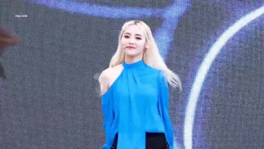 Blonde Asian Dances For Audience