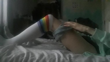 teen cd t-girl plays with herself (sorry about my awkward moans ~)