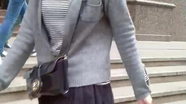 teen upskirted in chengdu