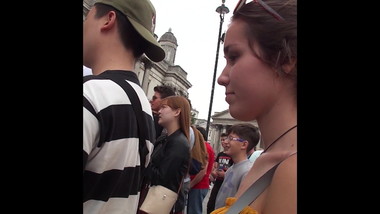 Sexy teen ass in shorts