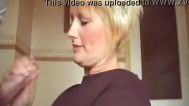 Handjob from mother