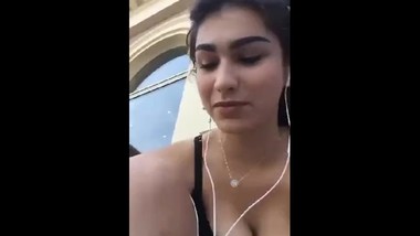 Big tit brunette girl stripping naked(ADD ME ON SNAPCHAT - annes019)