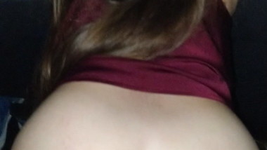 My mistress 20 yo rides a dick in the car