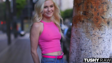 TUSHYRAW Teen Loves Having Her Tight Asshole Stretched