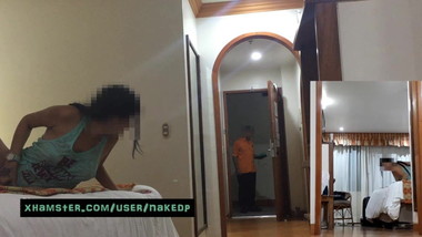 Fingering Pussy While Room Service Guy Waits