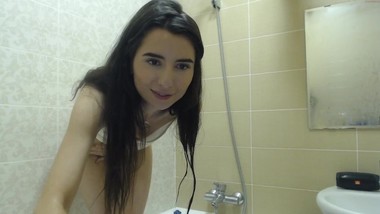 hot teen in shower