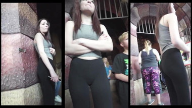 Teen Voyeur - Skinny Brunette Cutie