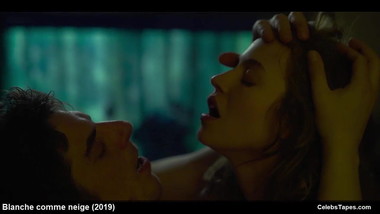 Lou de Laage naked & hot sex with different men