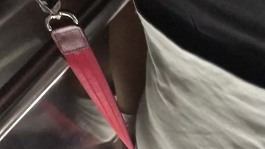 upskirt lady in lift