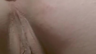 Ex gf plays with her pussy