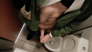 Hairy teen exhib in his school bathroom