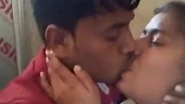 College Lovers Kissing