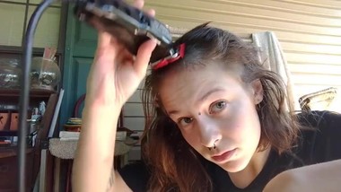 self headshave teen