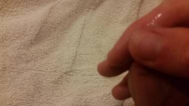 Teen with foreskin problems jerks off for the first time