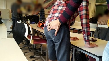 Barely legal teens getting their cheeks clapped by married man (HOT)