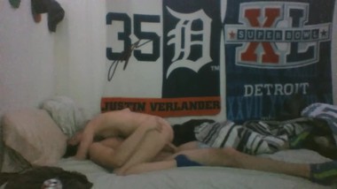 Amateur teen rides my cock like a pro (hidden cam)