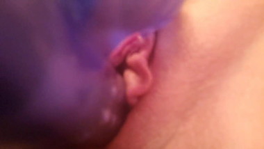 My naughty little girlfriend with her toy