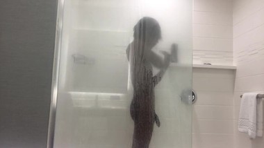 Young BBC Stud Takes A Soapy Shower
