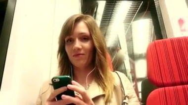 She's loving watching his cock