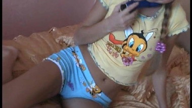 Energists - Lynette Enjoys her Blue Vibrator