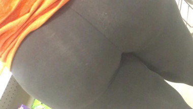 Shiny booty ebony juicy ass