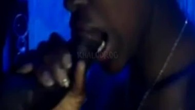 Ebony sucking dick