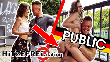 HITZEFREI.dating PUBLIC Riverside-Fuck with TEEN Alessandra