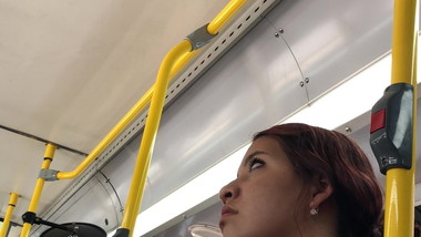 Latina On Bus