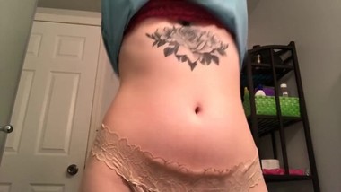 After work strip tease