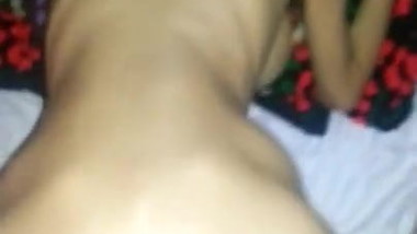 Ultra skinny amateur gets assfucked by bf (part 1)