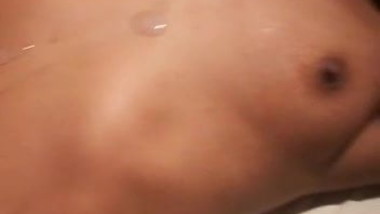 Desi girlfriend covered with cum